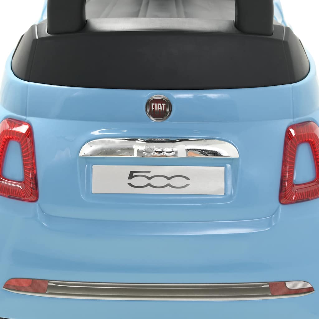 kék ráülős Fiat 500 játékautó