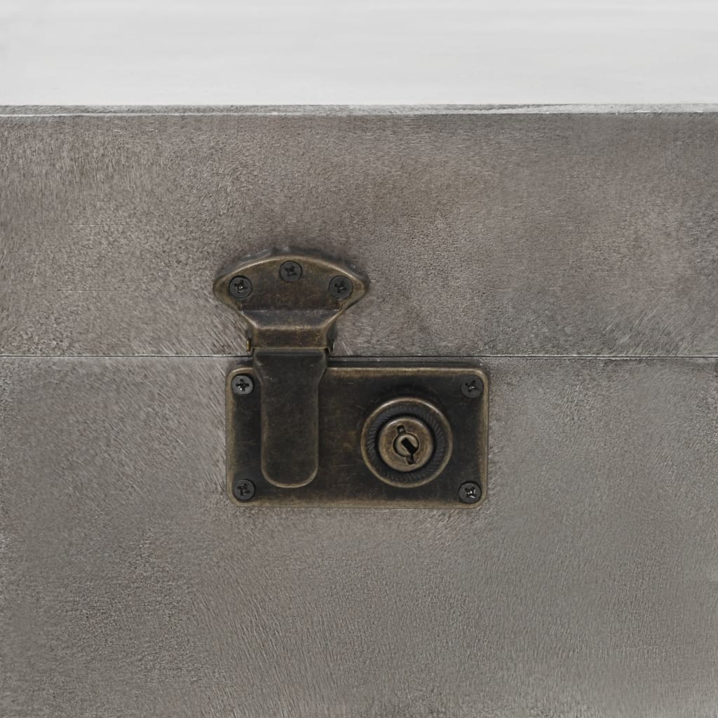 MDF és alumínium dohányzóasztal 102 x 51 x 47,5 cm