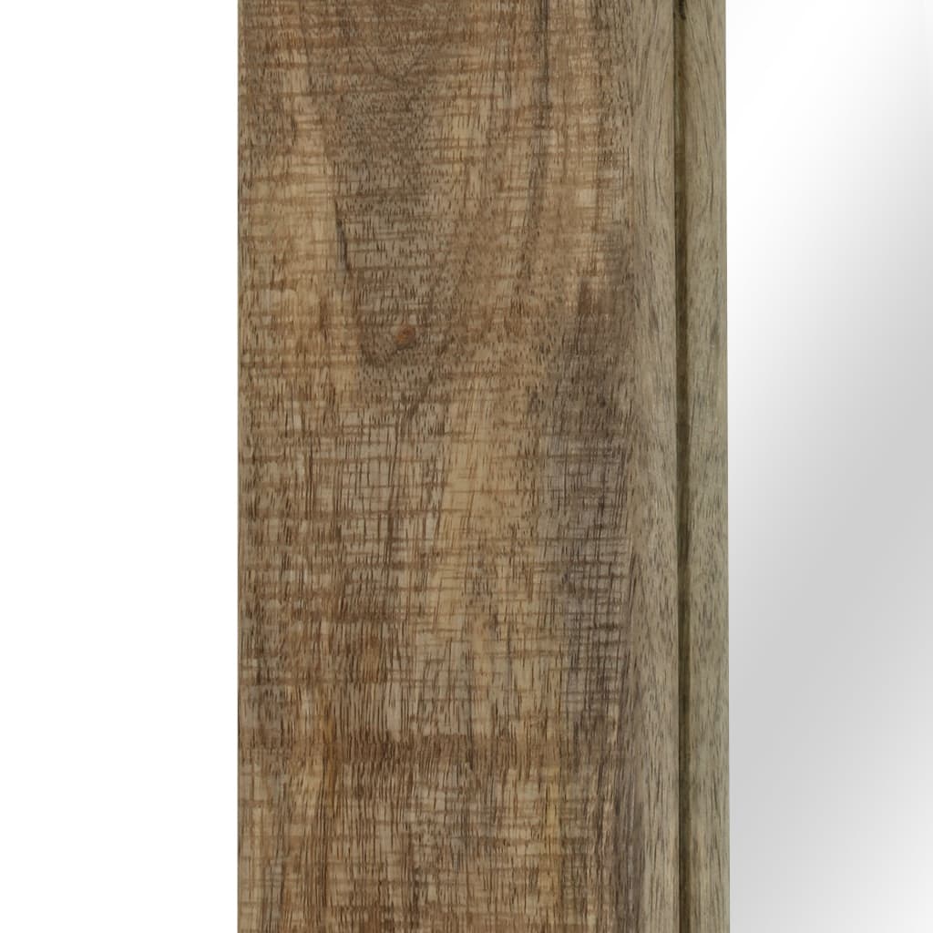 tömör mangófa keretű tükör 50 x 80 cm