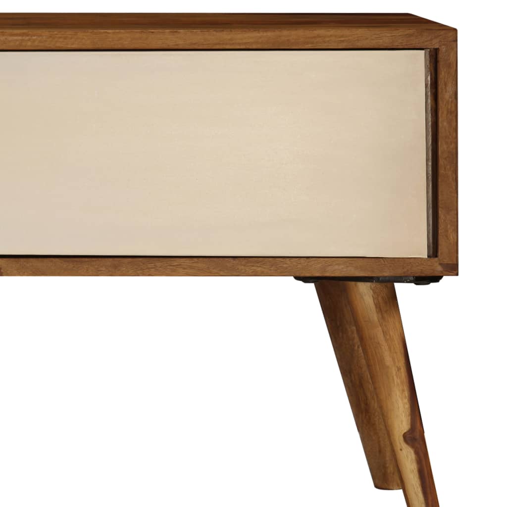 tömör akácfából TV-szekrény 140 x 30 x 40 cm