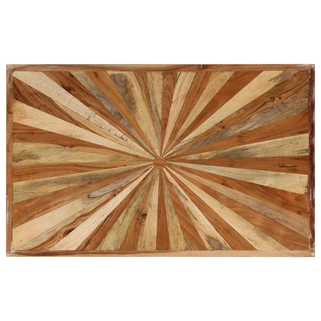 tömör mangófa dohányzóasztal 90 x 55 x 36 cm