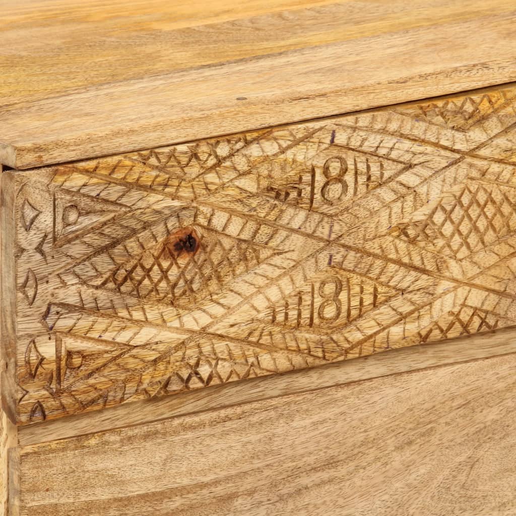 tömör mangófa TV-szekrény 110 x 30 x 40 cm