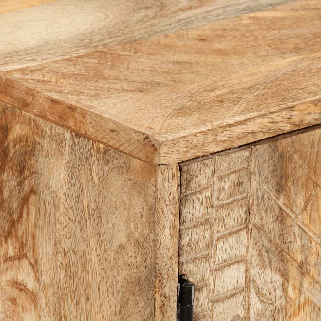 tömör mangófa tálalószekrény 110 x 30 x 60 cm