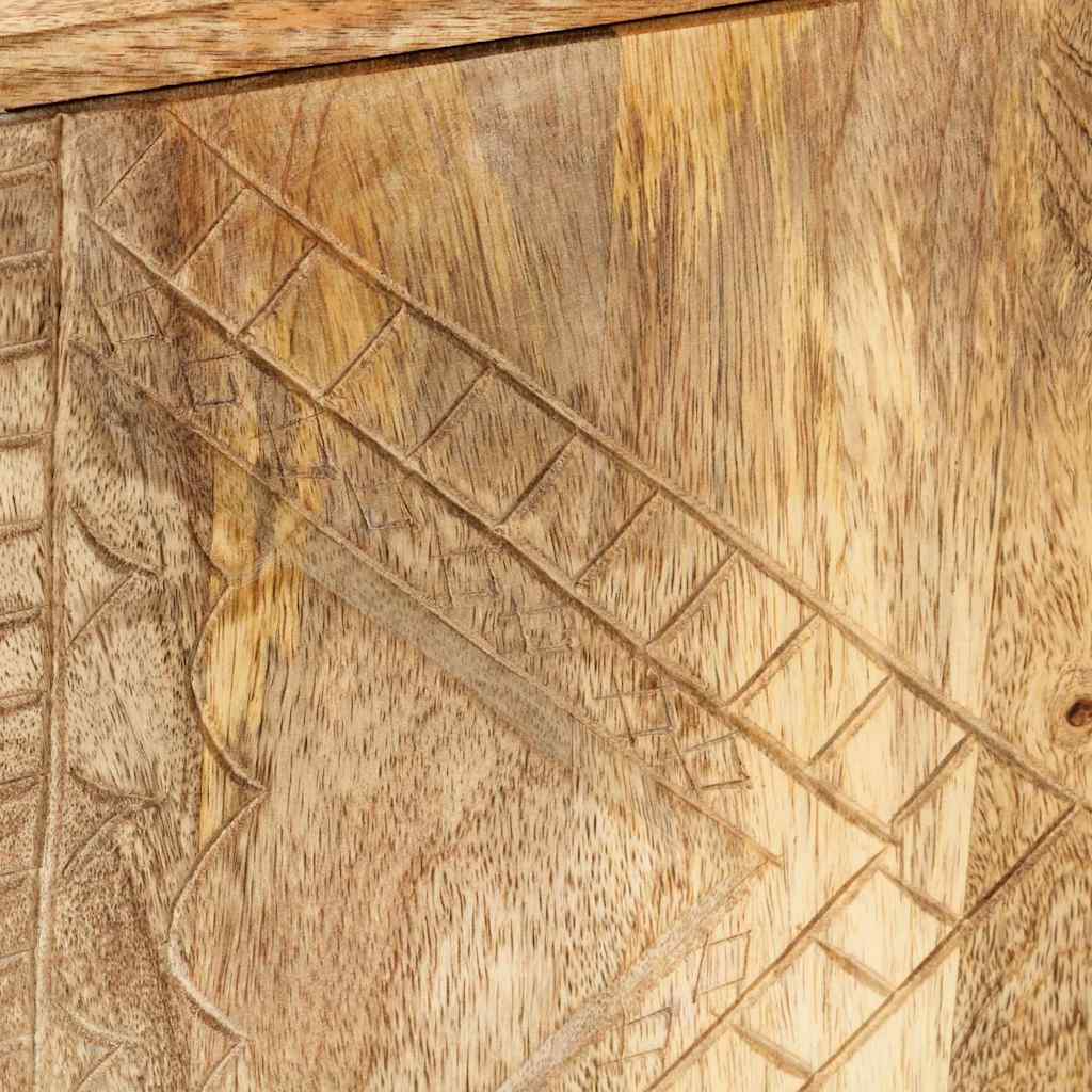 tömör mangófa tálalószekrény 110 x 30 x 60 cm