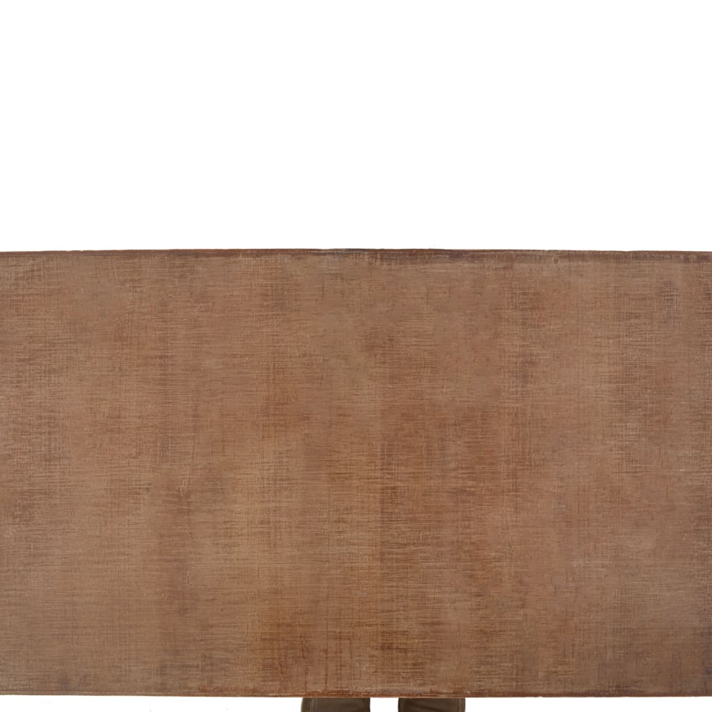 barna tömör fenyő dohányzóasztal 91 x 51 x 38 cm