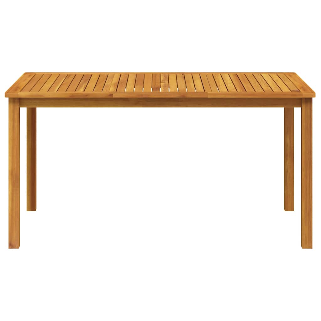 tömör akácfa kerti asztal 150 x 90 x 74 cm
