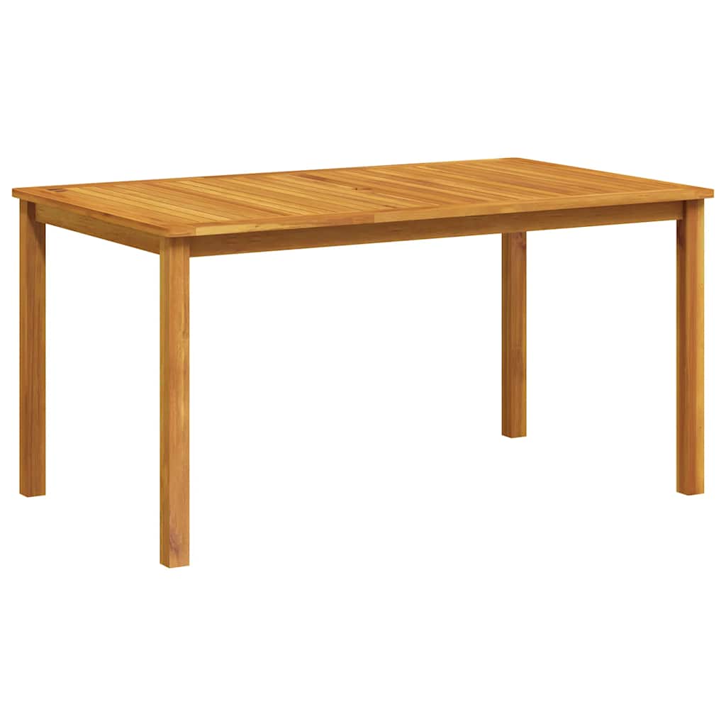 tömör akácfa kerti asztal 150 x 90 x 74 cm