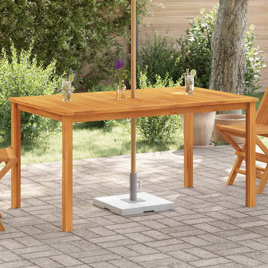 tömör akácfa kerti asztal 150 x 90 x 74 cm
