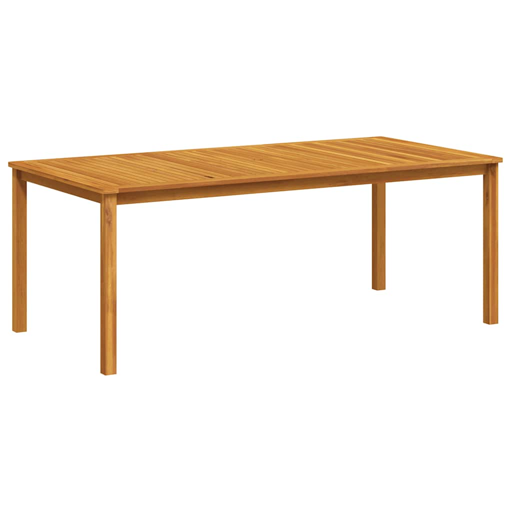 tömör akácfa kerti asztal 200 x 100 x 74 cm