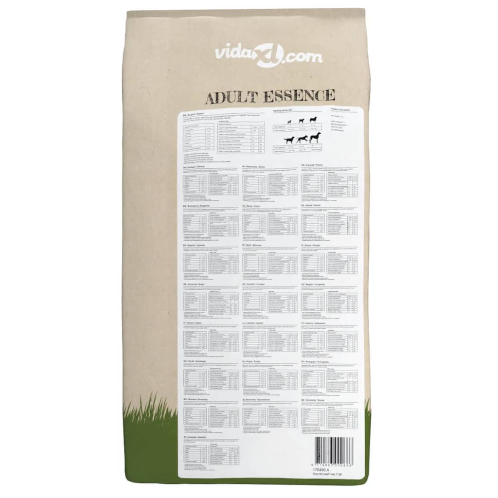 2 db „Adult Essence Beef” prémium száraz kutyatáp 30 kg