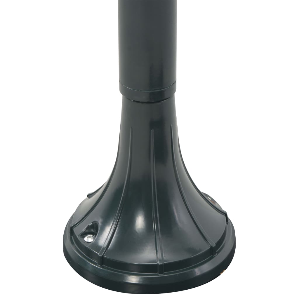sötétzöld alumínium kerti állólámpa, E27, 120 cm