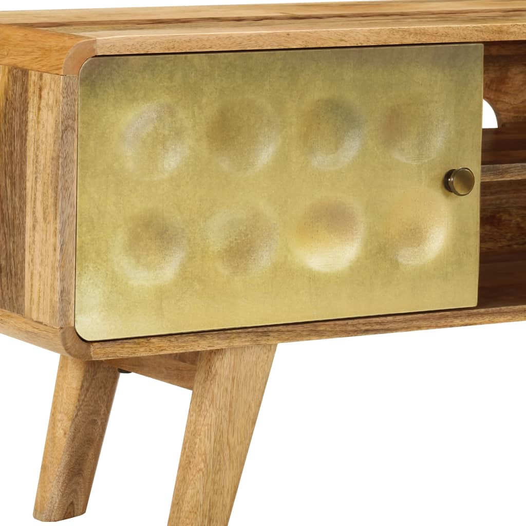 tömör mangófa TV-szekrény 120 x 30 x 45 cm