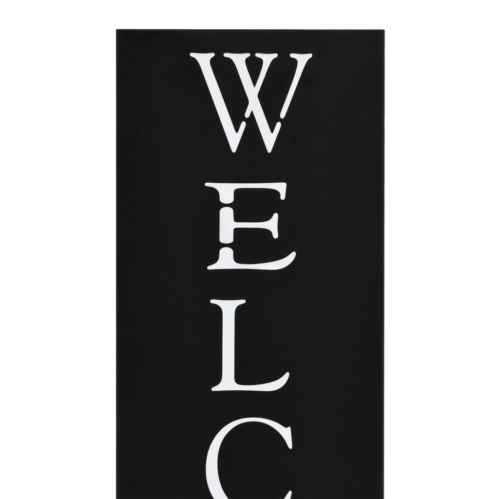fekete acél esernyőtartó "WELCOME" felirattal