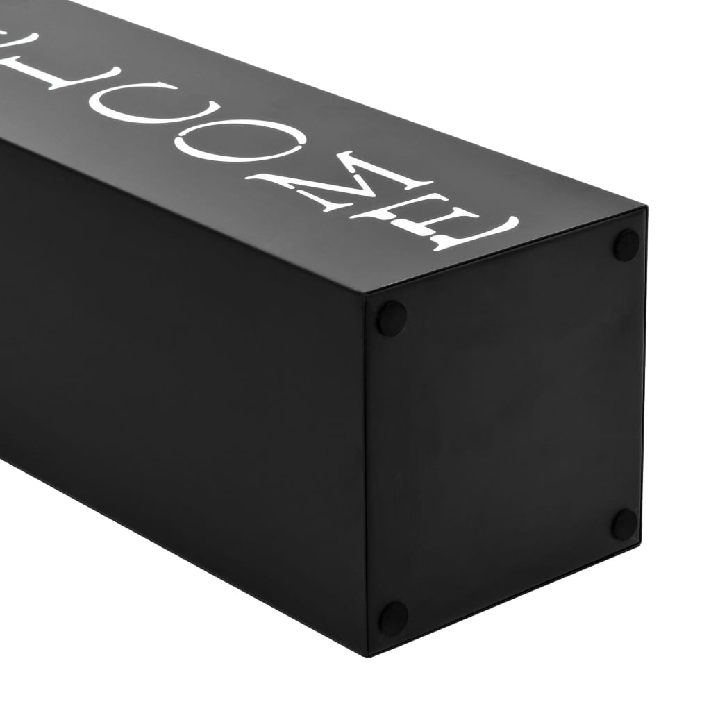 fekete acél esernyőtartó "WELCOME" felirattal