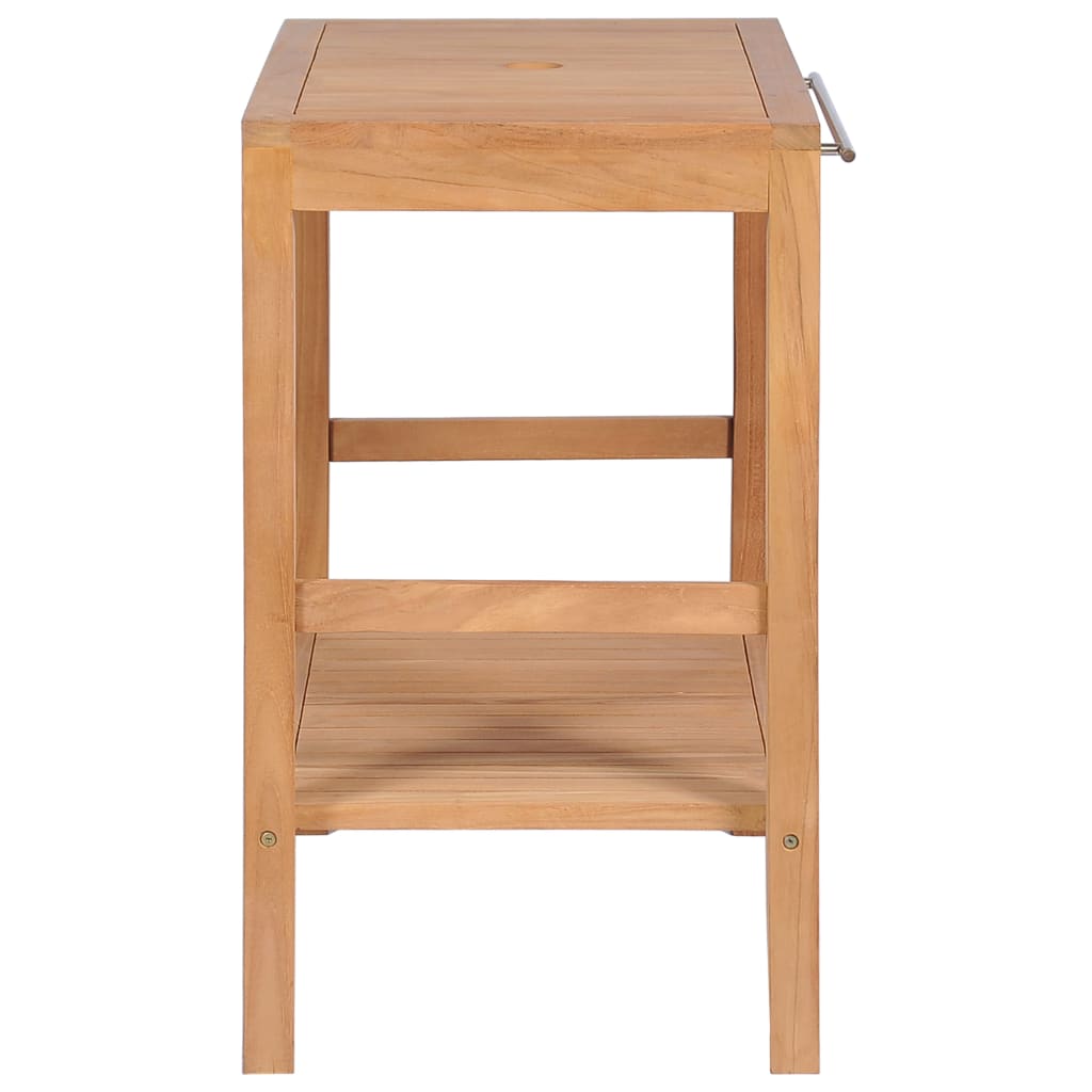 tömör tíkfa fürdőszobai pipereszekrény 74 x 45 x 75 cm