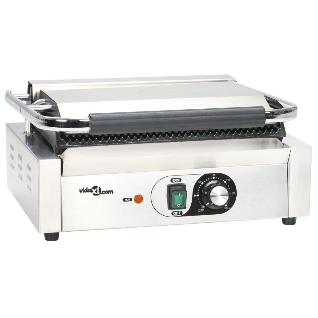 bordás kontaktgrill 2200 W 43 x 30,5 x 20 cm