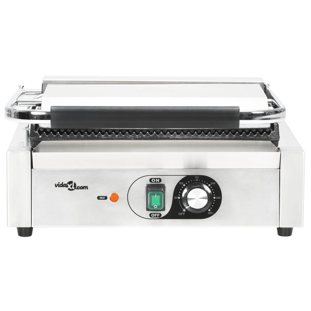 bordás kontaktgrill 2200 W 43 x 30,5 x 20 cm
