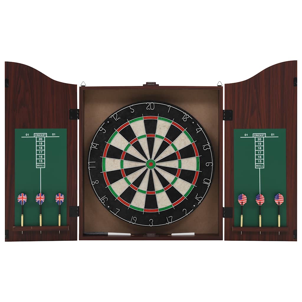 szizálból készült profi darts tábla szekrénnyel és 6 nyíllal