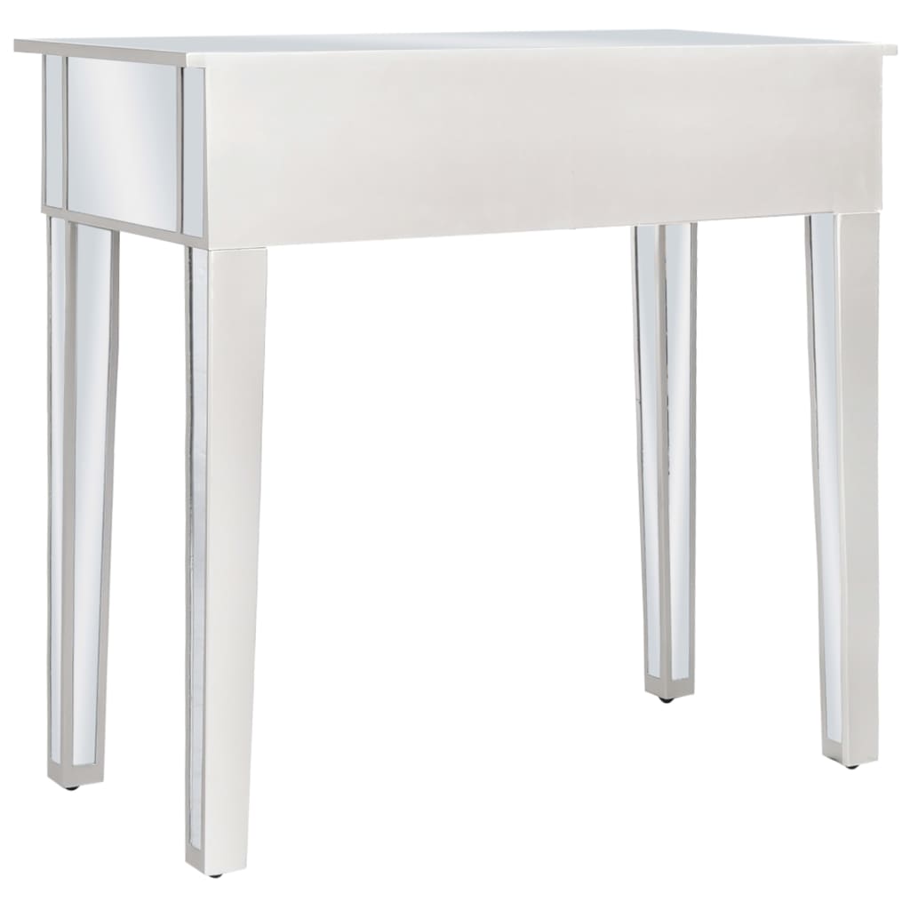 tükrös MDF / üveg öltözőasztal ülőkével