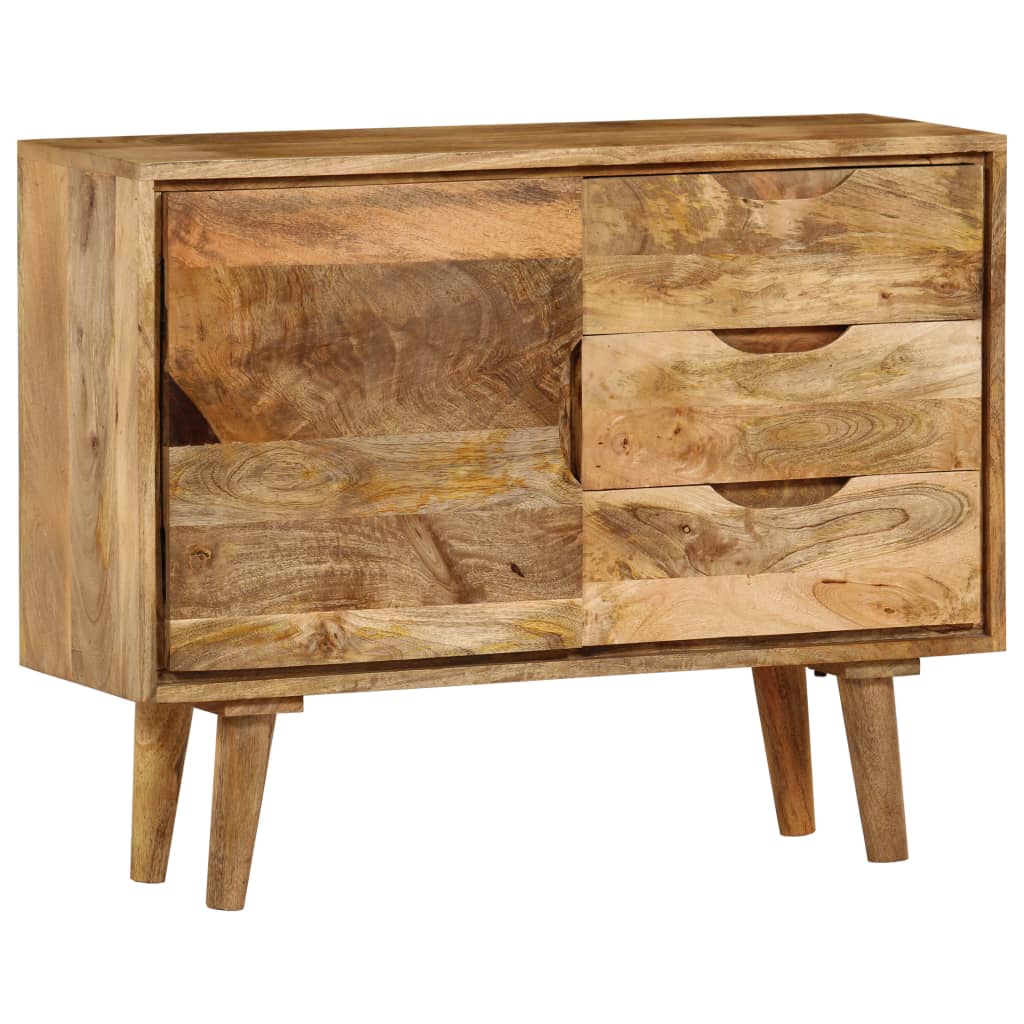 tömör mangófa tálalószekrény 90 x 30 x 69 cm