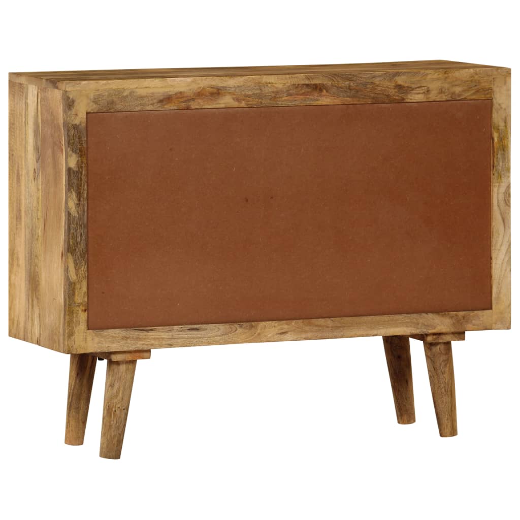 tömör mangófa tálalószekrény 90 x 30 x 69 cm