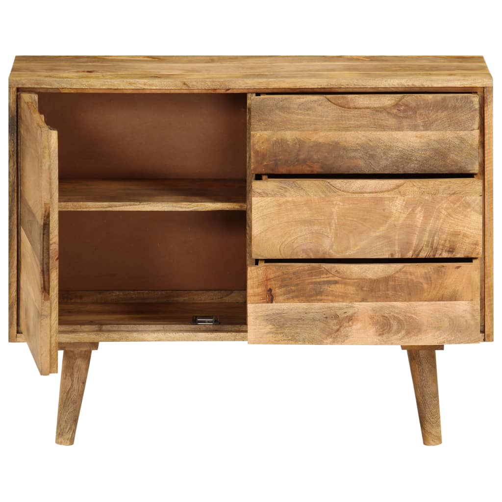 tömör mangófa tálalószekrény 90 x 30 x 69 cm