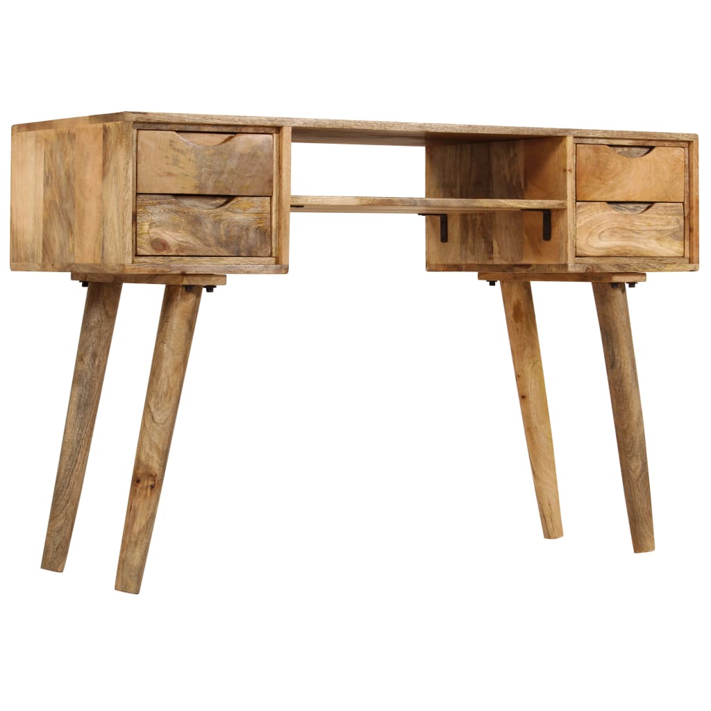 tömör mangófa íróasztal 115 x 47 x 76 cm