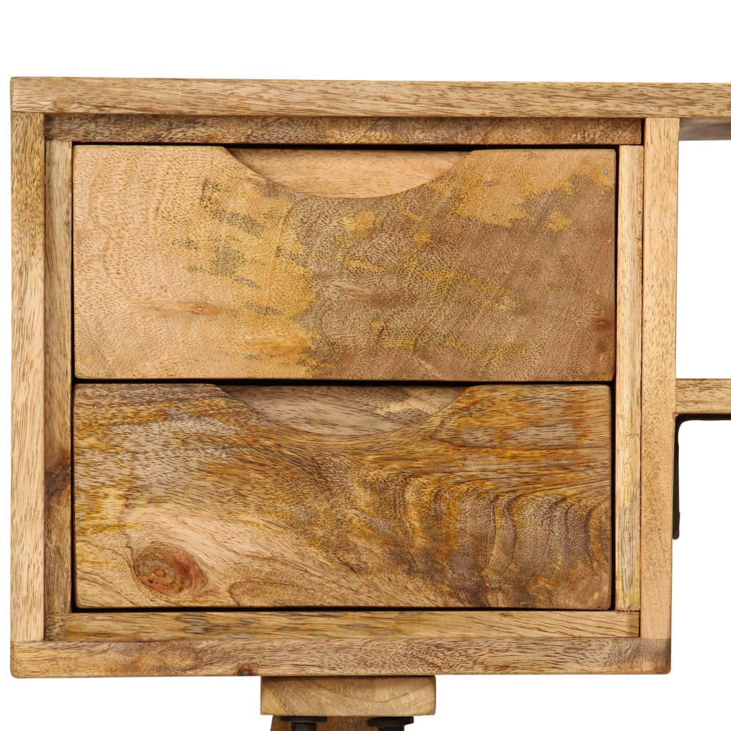 tömör mangófa íróasztal 115 x 47 x 76 cm
