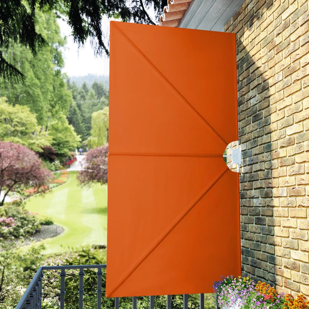 terrakotta összecsukható terasz oldalárnyékoló 300 x 150 cm