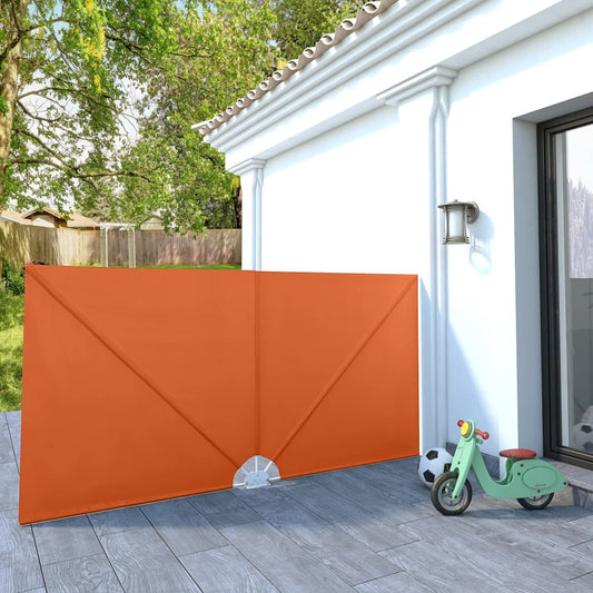 terrakotta összecsukható terasz oldalárnyékoló 300 x 150 cm