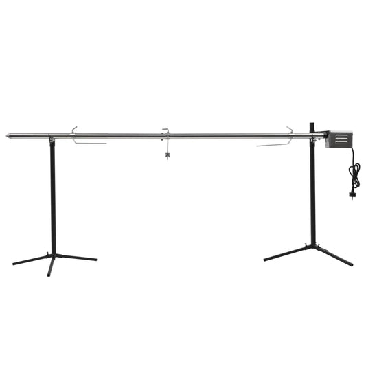 automatikus motoros rozsdamentes acél grillnyárs 207x45x81 cm