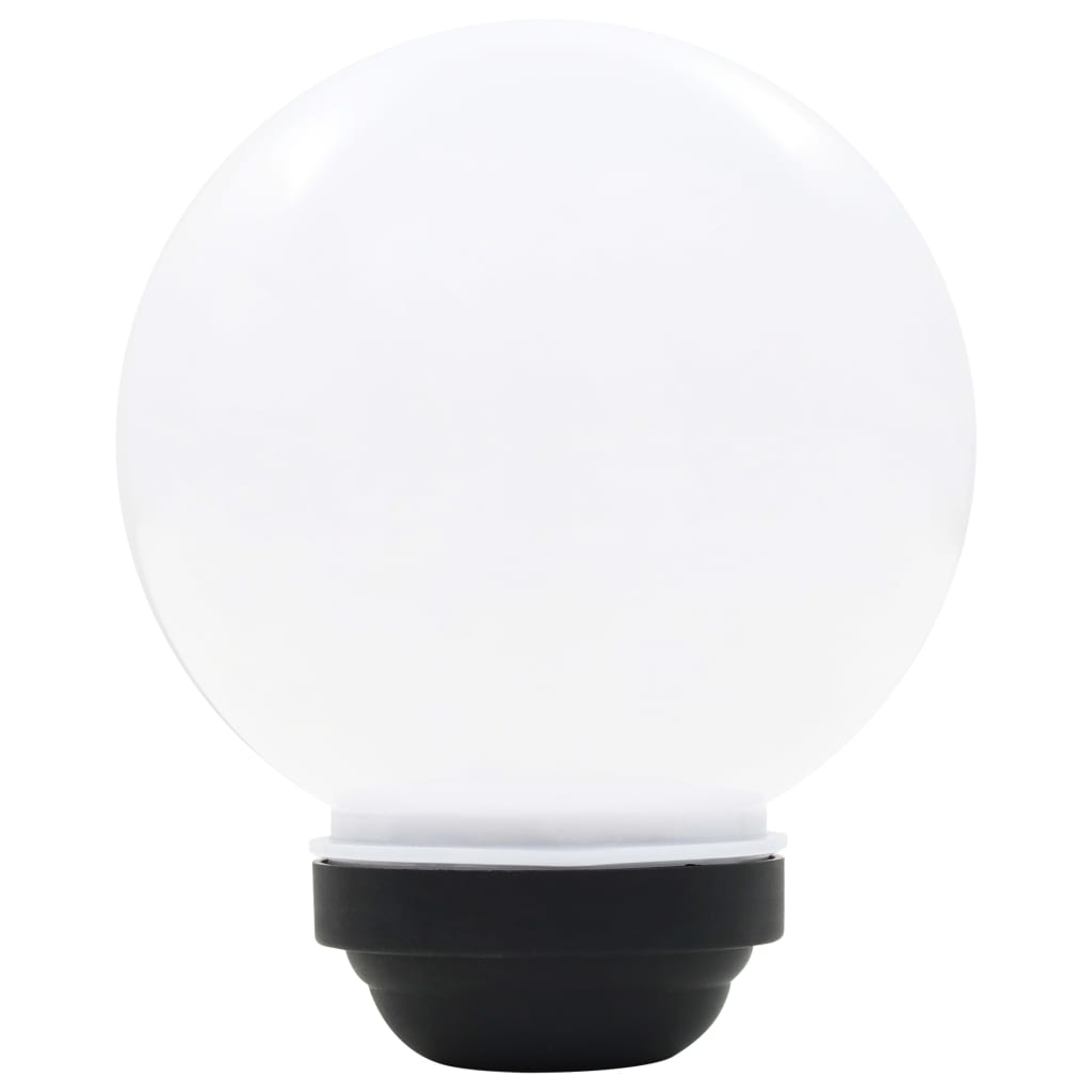 4 db napelemes kültéri LED gömblámpa, 15 cm RGB