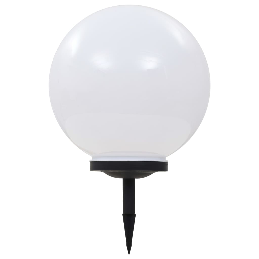 napelemes kültéri LED gömblámpa, 40 cm RGB