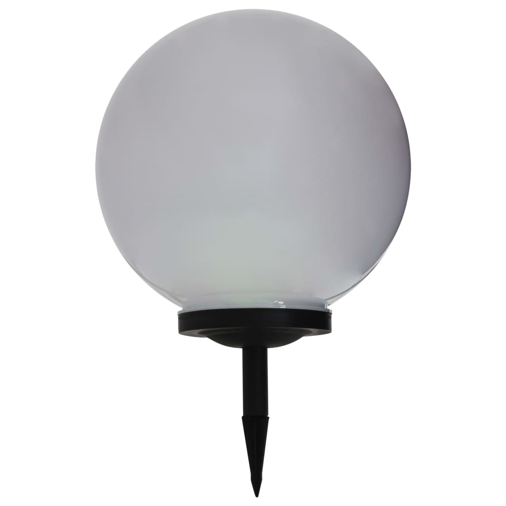 napelemes kültéri LED gömblámpa, 40 cm RGB