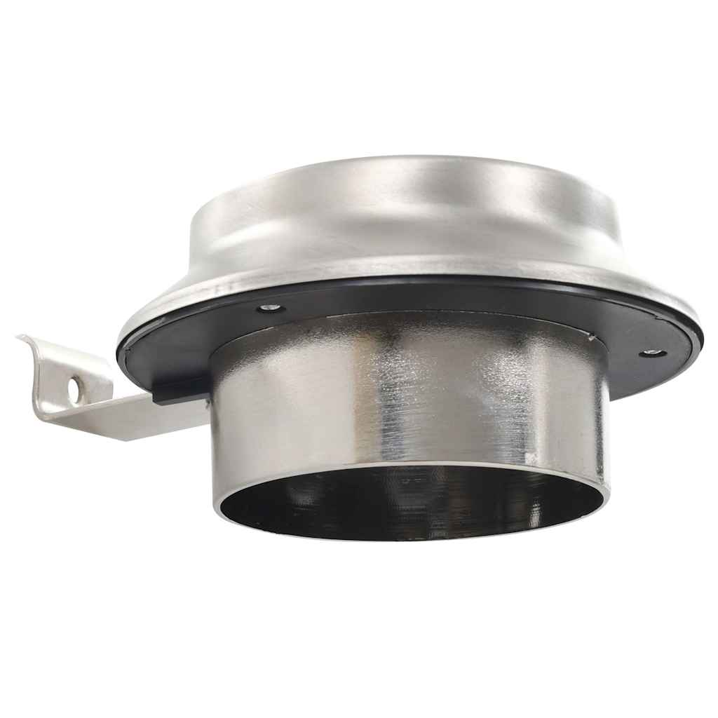 6 db kerek fehér kültéri napelemes LED lámpa, 12 cm