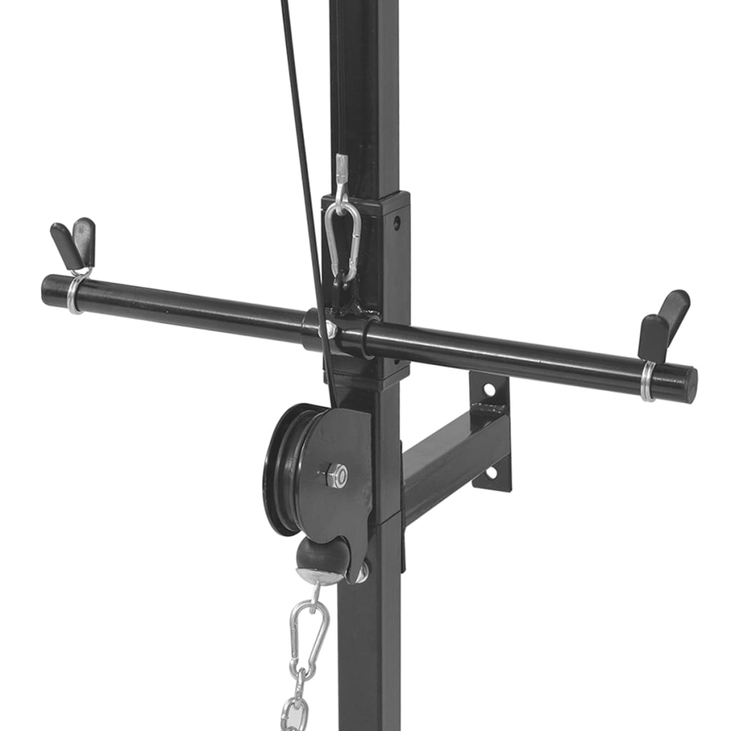 falra szerelhető edzőtorony súlyzókészlettel 60,5 kg