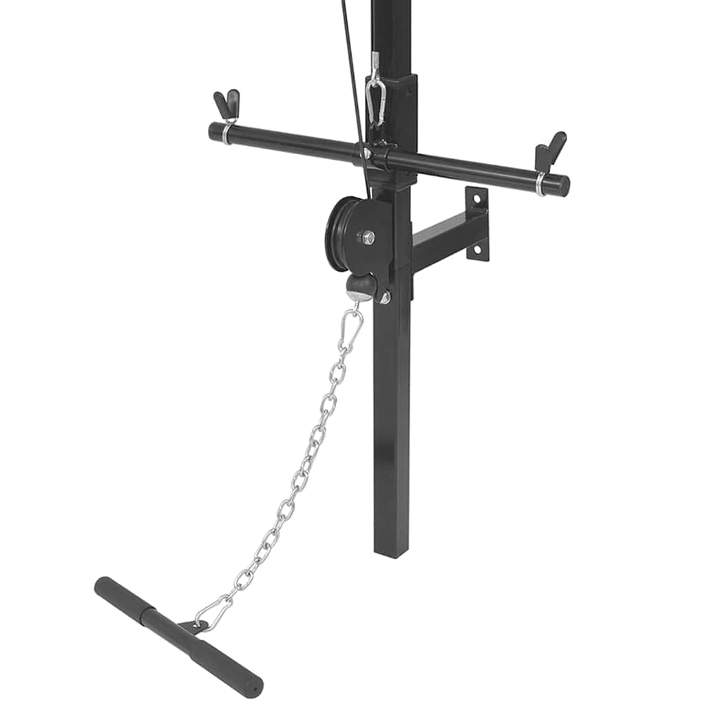 falra szerelhető edzőtorony súlyzókészlettel 60,5 kg