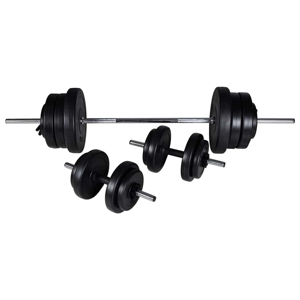 falra szerelhető edzőtorony súlyzókészlettel 60,5 kg