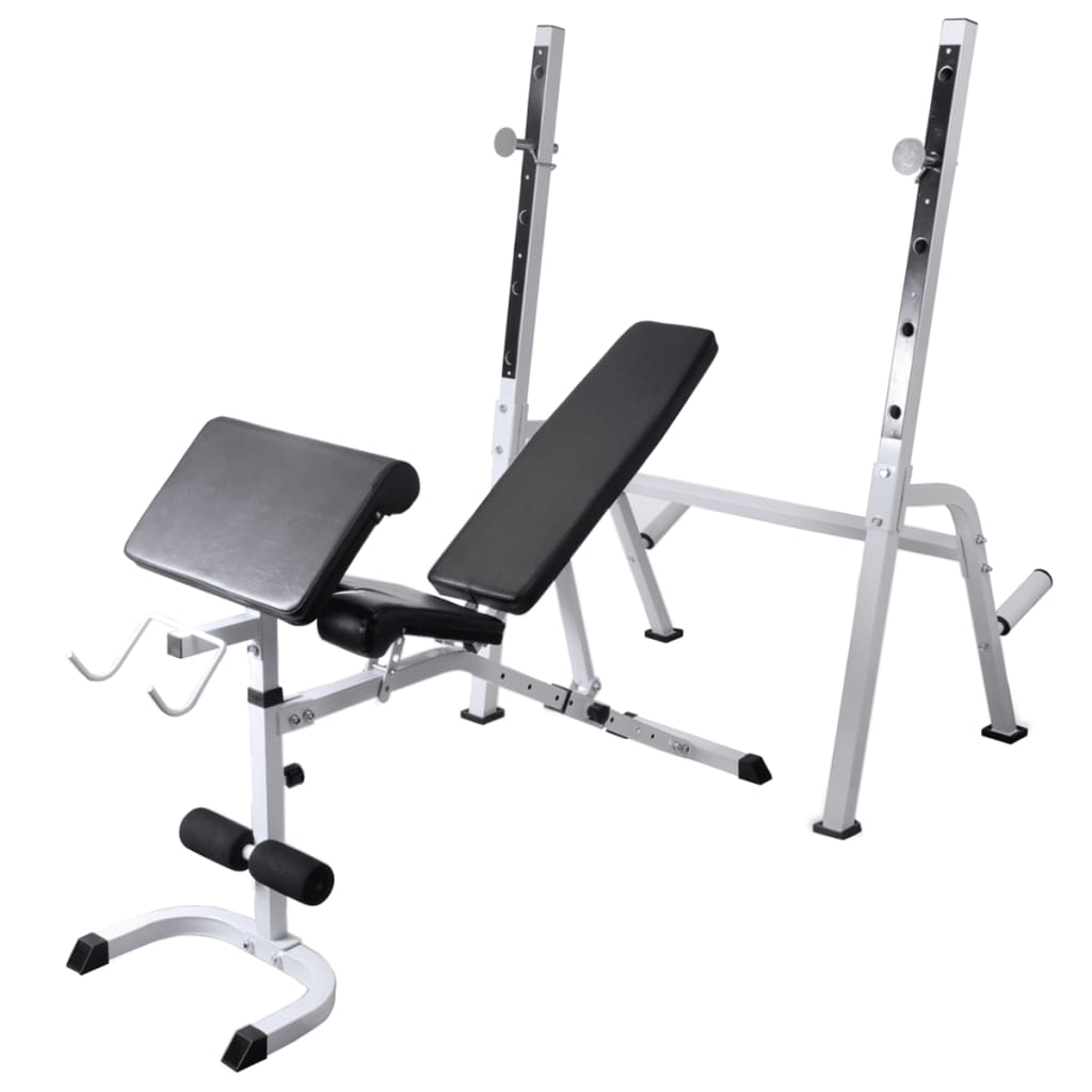 edzőpad állvánnyal, egykezes és kétkezes súlyzószettel 90 kg
