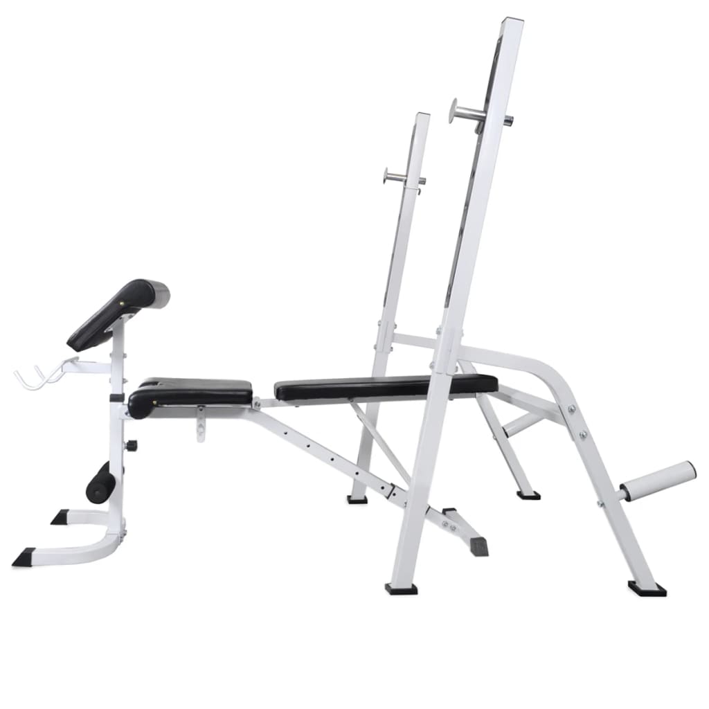 edzőpad állvánnyal, egykezes és kétkezes súlyzószettel 90 kg