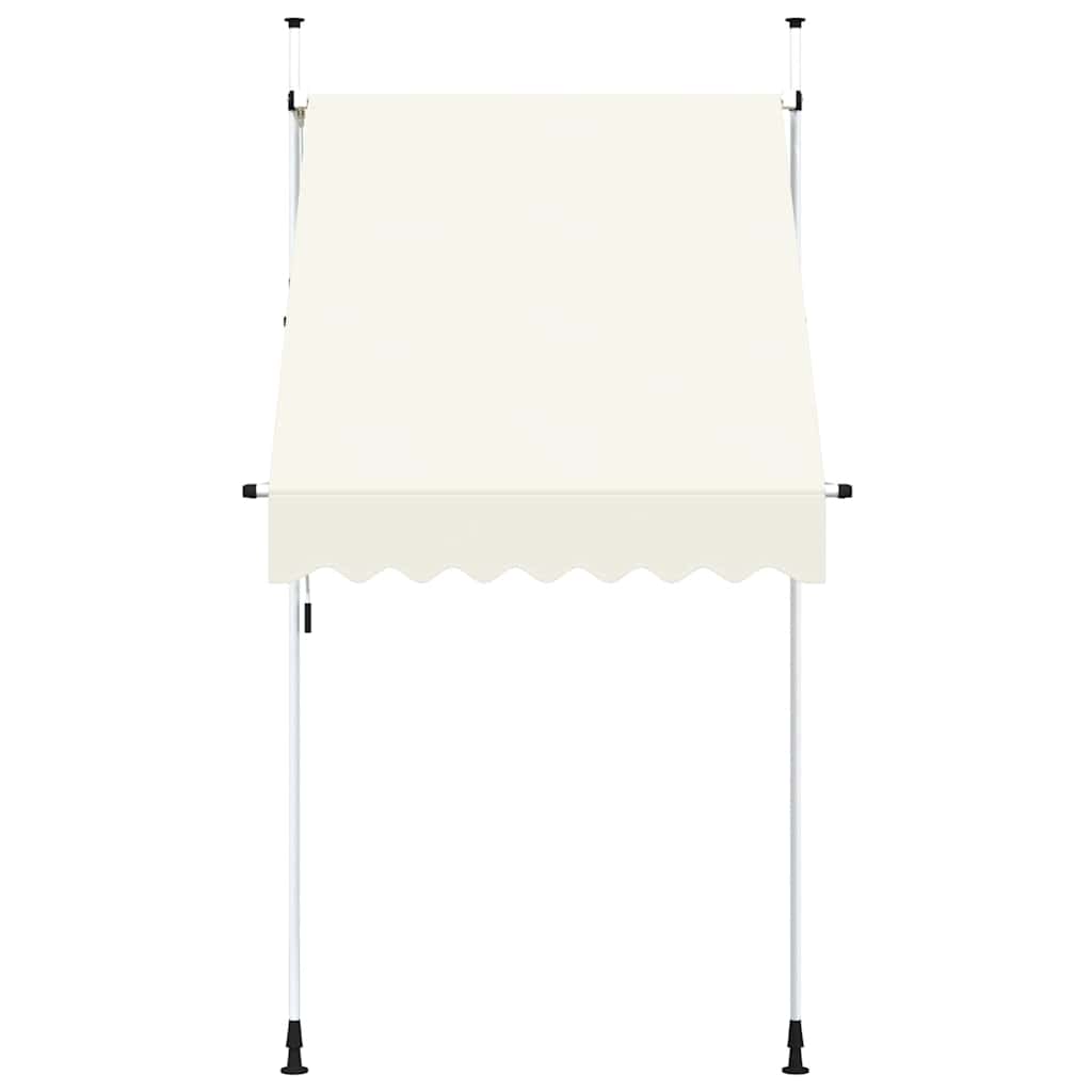 kézzel feltekerhető napellenző krém, 150 cm