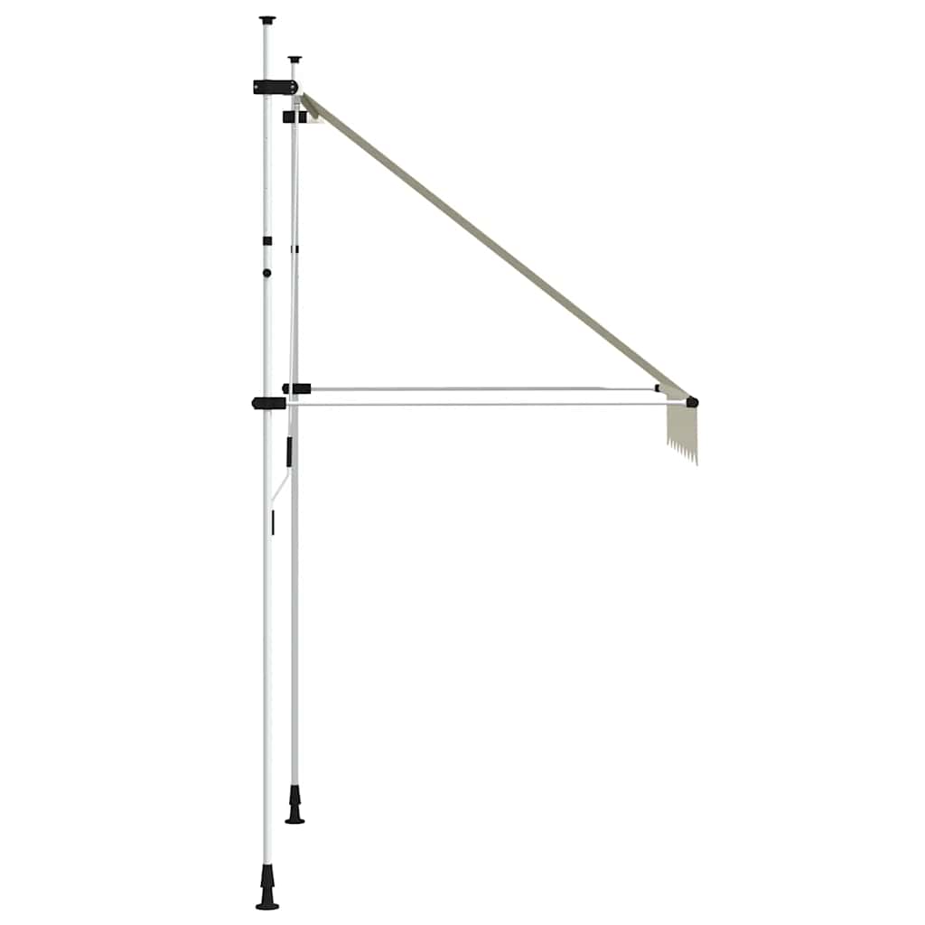 kézzel feltekerhető napellenző krém, 150 cm