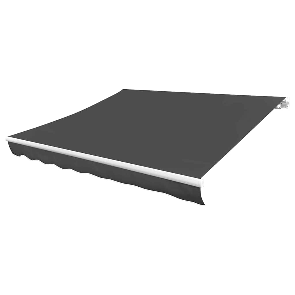 szürke poliészter pótszövet napellenzőhöz 500 x 300 cm