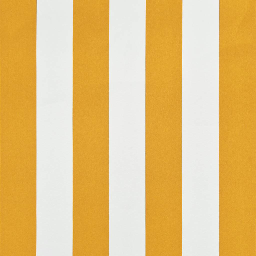 feltekerhető sárga és fehér napellenző 200 x 150 cm