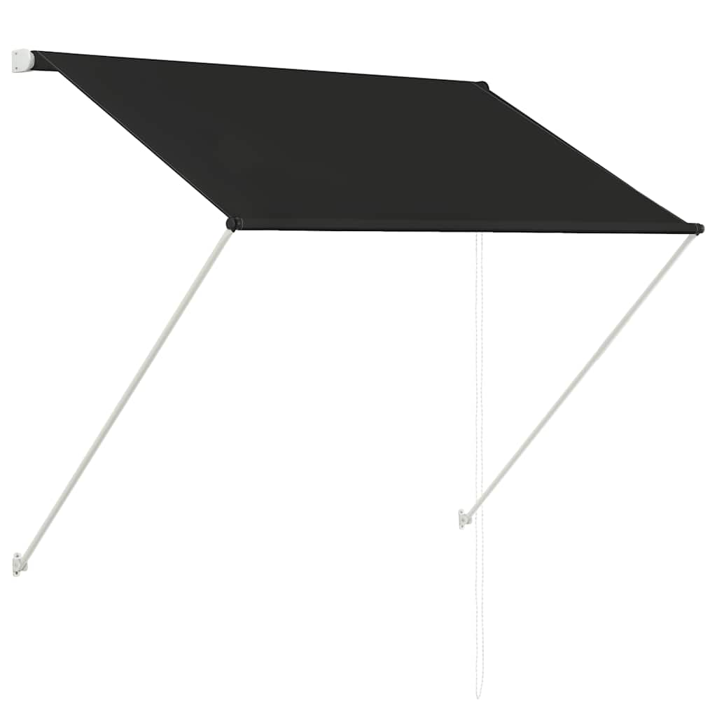 feltekerhető antracitszürke napellenző 150 x 150 cm