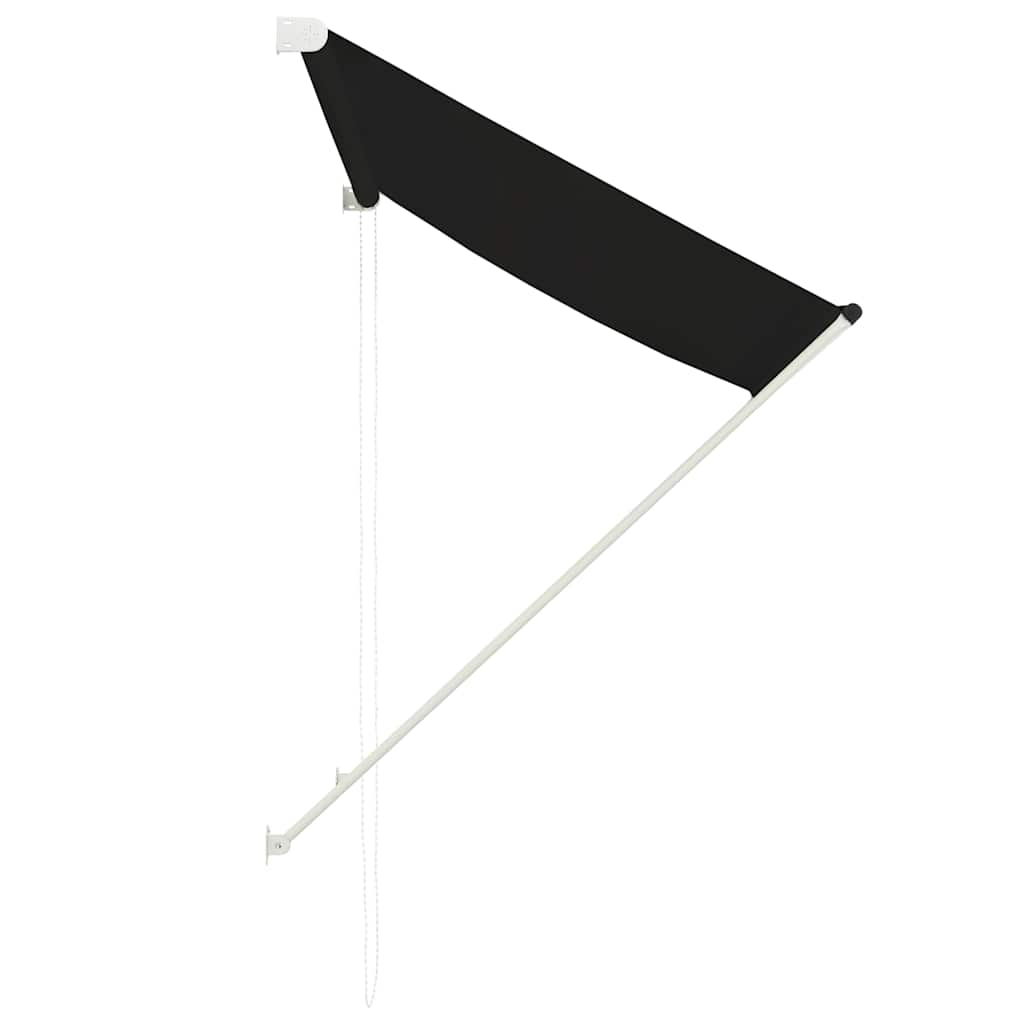feltekerhető antracitszürke napellenző 150 x 150 cm