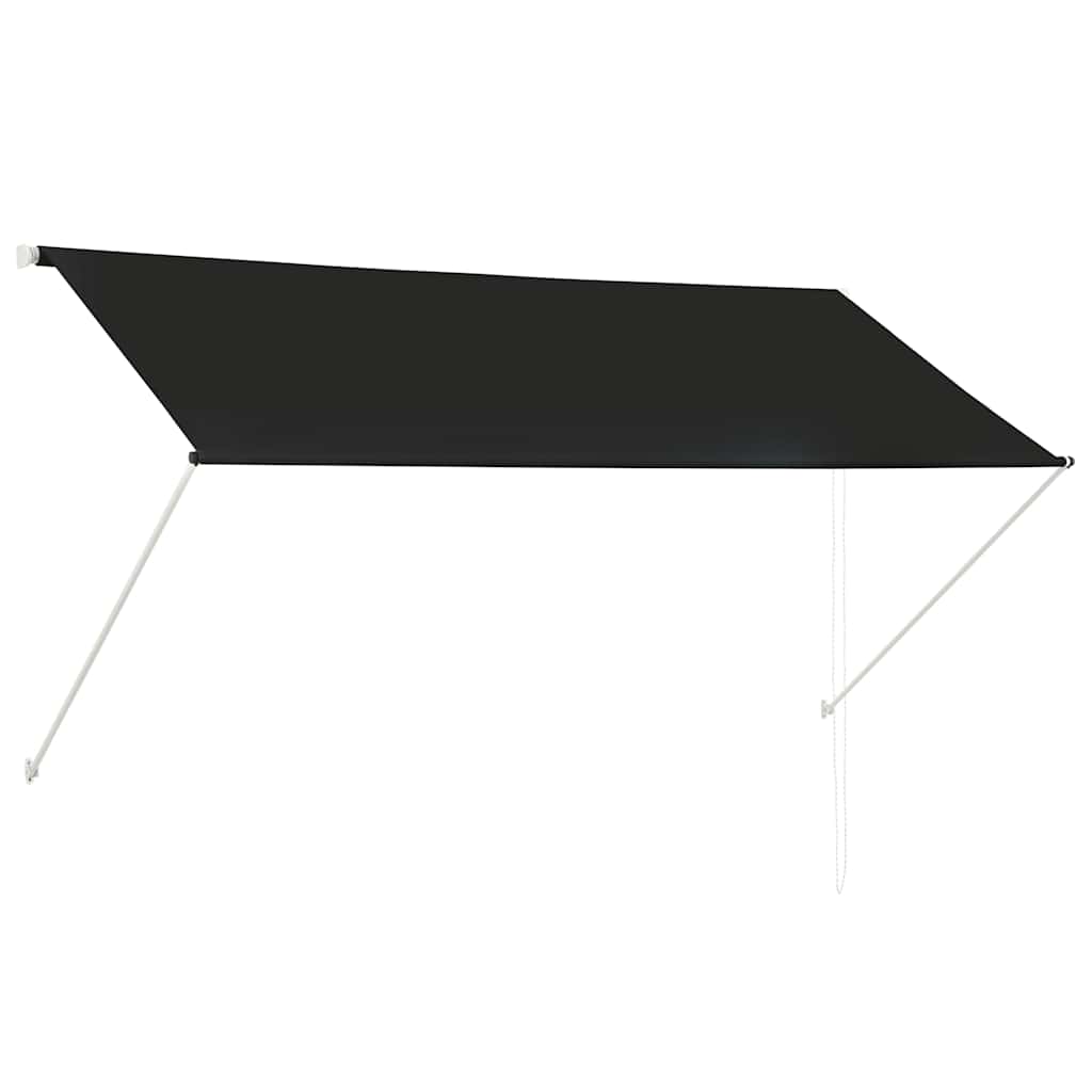 feltekerhető antracitszürke napellenző 250 x 150 cm