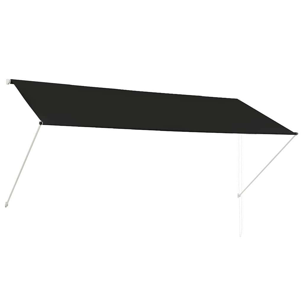 feltekerhető antracitszürke napellenző 300 x 150 cm