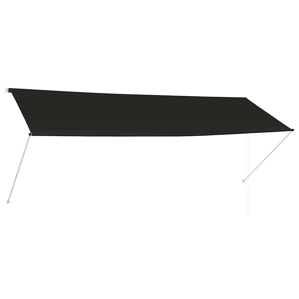 feltekerhető antracitszürke napellenző 350 x 150 cm