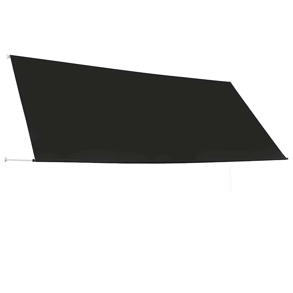feltekerhető antracitszürke napellenző 350 x 150 cm